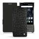 Blackberry Key2 leather case - Autruche nero