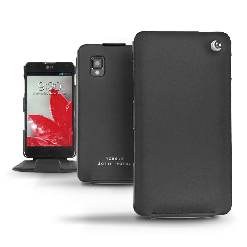 LG Optimus G  leather case - Noir ( Nappa - Black ) 