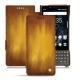 Housse cuir Blackberry Key2 - Doré Patine