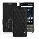 Custodia in pelle Blackberry Key2 - Negre poudro - Couture