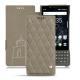 Capa em pele Blackberry Key2 - Darboun sabla - Couture