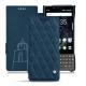 Blackberry Key2 leather case - Blu mediterran - Couture