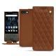 Capa em pele Blackberry Key2 - Marron - Couture ( Nappa - Pantone 1615C ) 