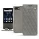 Housse cuir Blackberry Key2 - Acier vintage - Couture