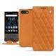 Housse cuir Blackberry Key2 - Mandarine vintage - Couture