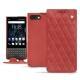 Housse cuir Blackberry Key2 - Cerise vintage - Couture