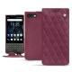 Blackberry Key2 leather case - Prune vintage - Couture