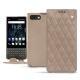 Housse cuir Blackberry Key2 - Taupe vintage - Couture