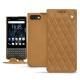 Housse cuir Blackberry Key2 - Castan esparciate - Couture