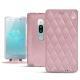 Housse cuir Sony Xperia XZ2 Premium - Rose - Couture ( Nappa - Pantone 2365C ) 