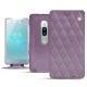 Housse cuir Sony Xperia XZ2 Premium - Lilas - Couture ( Nappa - Pantone 2645U ) 