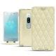 Funda de piel Sony Xperia XZ2 Premium - Ivoire - Couture ( Sleek P C12 - White ) 