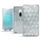 Housse cuir Sony Xperia XZ2 Premium - Platinium - Couture