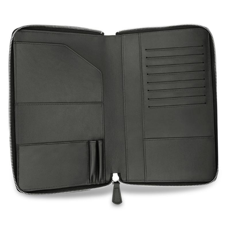 Custodia con zip per documenti di viaggio