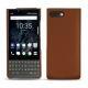 Coque cuir Blackberry Key2 - Marron PU