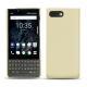Coque cuir Blackberry Key2 - Beige ( Nappa - Pantone 7502C ) 