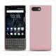 Blackberry Key2 leather cover - Rose ( Nappa - Pantone 2365C ) 