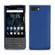 Blackberry Key2 leather cover - Bleu océan ( Nappa - Pantone 293C ) 