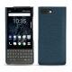 Capa em pele Blackberry Key2 - Indigo ( Pantone 303U ) 
