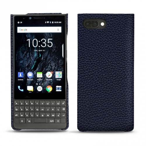 Blackberry Key2 leather caseCobalt ( Pantone #2b253f ) 