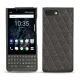 Coque cuir Blackberry Key2 - Anthracite - Couture ( Pantone 424C ) 