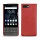 Lederschutzhülle Blackberry Key2 - Cerise vintage ( Pantone 185C ) 