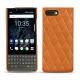 硬质真皮保护套 Blackberry Key2 - Mandarine vintage - Couture