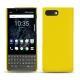 硬质真皮保护套 Blackberry Key2 - Jaune fluo