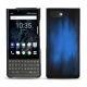 Capa em pele Blackberry Key2 - Bleu Patine