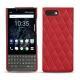 Capa em pele Blackberry Key2 - Rouge troupelenc - Couture