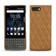 Blackberry Key2 leather cover - Castan esparciate - Couture