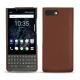 硬质真皮保护套 Blackberry Key2 - Marron délicat