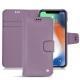 レザーケース Apple iPhone Xr - Lilas ( Nappa - Pantone 2645U ) 