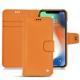 Custodia in pelle Apple iPhone Xr - Orange ( Nappa - Pantone 1495U ) 
