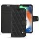 Apple iPhone Xr leather case - Noir - Couture ( Nappa - Black ) 