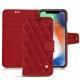 Lederschutzhülle Apple iPhone Xr - Rouge - Couture ( Nappa - Pantone 199C ) 