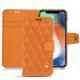 Funda de piel Apple iPhone Xr - Orange - Couture ( Nappa - Pantone 1495U ) 