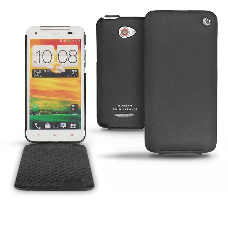 가죽 커버 HTC Butterfly  - Noir ( Nappa - Black ) 