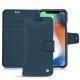 レザーケース Apple iPhone Xs Max - Indigo ( Pantone 303U ) 