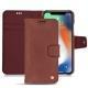 Apple iPhone Xr leather case - Passion vintage ( Glutton - Red ) 