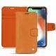 Funda de piel Apple iPhone Xr - Mandarine vintage ( Pantone 165C ) 