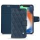 Apple iPhone Xr leather case - Jean vintage - Couture
