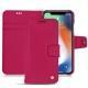 Funda de piel Apple iPhone Xr - Rose fluo