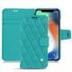 Funda de piel Apple iPhone Xr - Bleu fluo - Couture