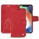 Housse cuir Apple iPhone Xr - Rouge troupelenc