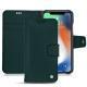 Capa em pele Apple iPhone Xr - Vert séduisant