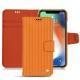 レザーケース Apple iPhone Xr - Abaca arancio
