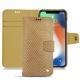 Custodia in pelle Apple iPhone Xr - Serpent sabbia