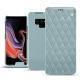 Funda de piel Samsung Galaxy Note9 - Bleu ciel - Couture ( Nappa - Pantone 277C ) 