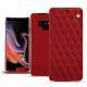 Funda de piel Samsung Galaxy Note9 - Rouge - Couture ( Nappa - Pantone 199C ) 
